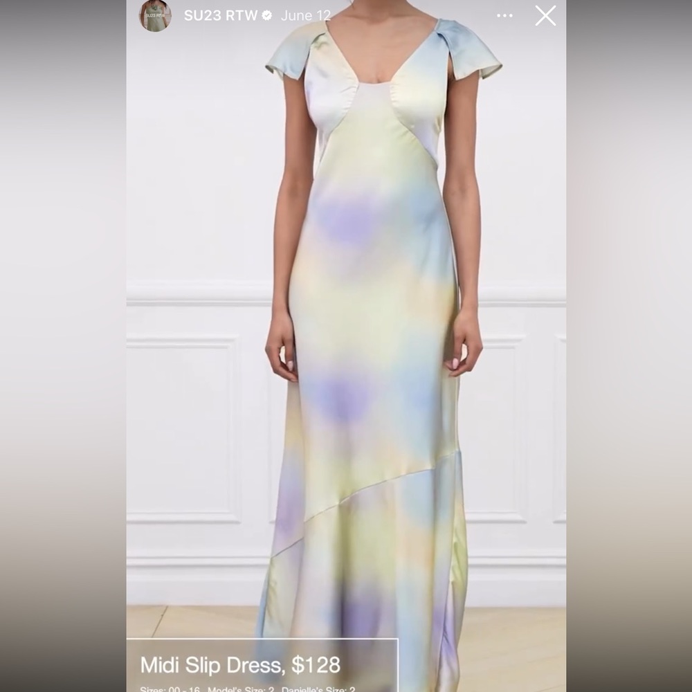 WWW midi slip dress - Picture 3 of 5